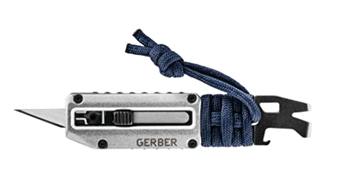 Gerber Multi-Tool mit 8 Funktionen, Prybrid-X, Edelstahl, Silber/Blau, 31-003740 von Gerber