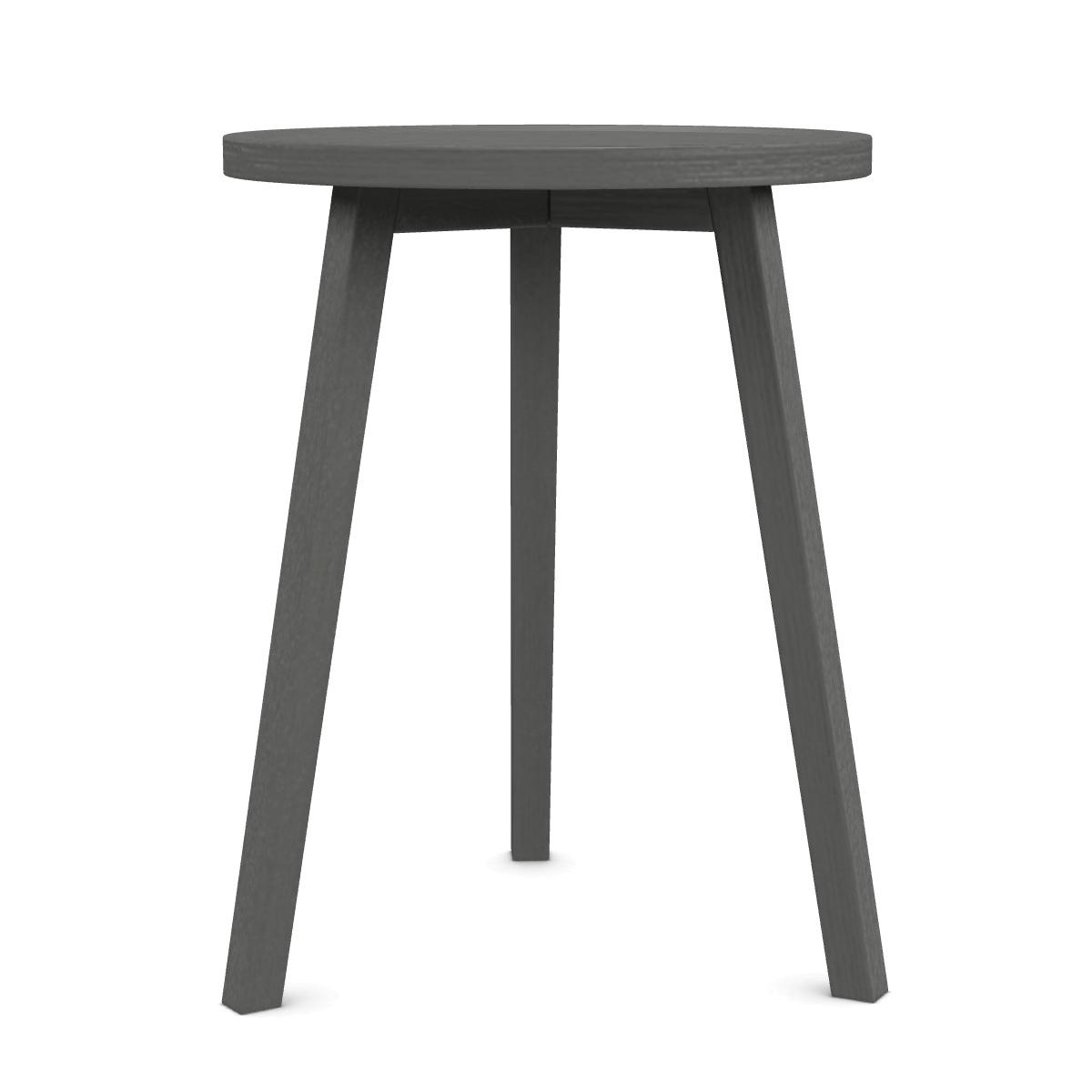 Gervasoni - Gray 44 Beistelltisch - eiche grau/lackiert/H 65cm / Ø 50cm von Gervasoni