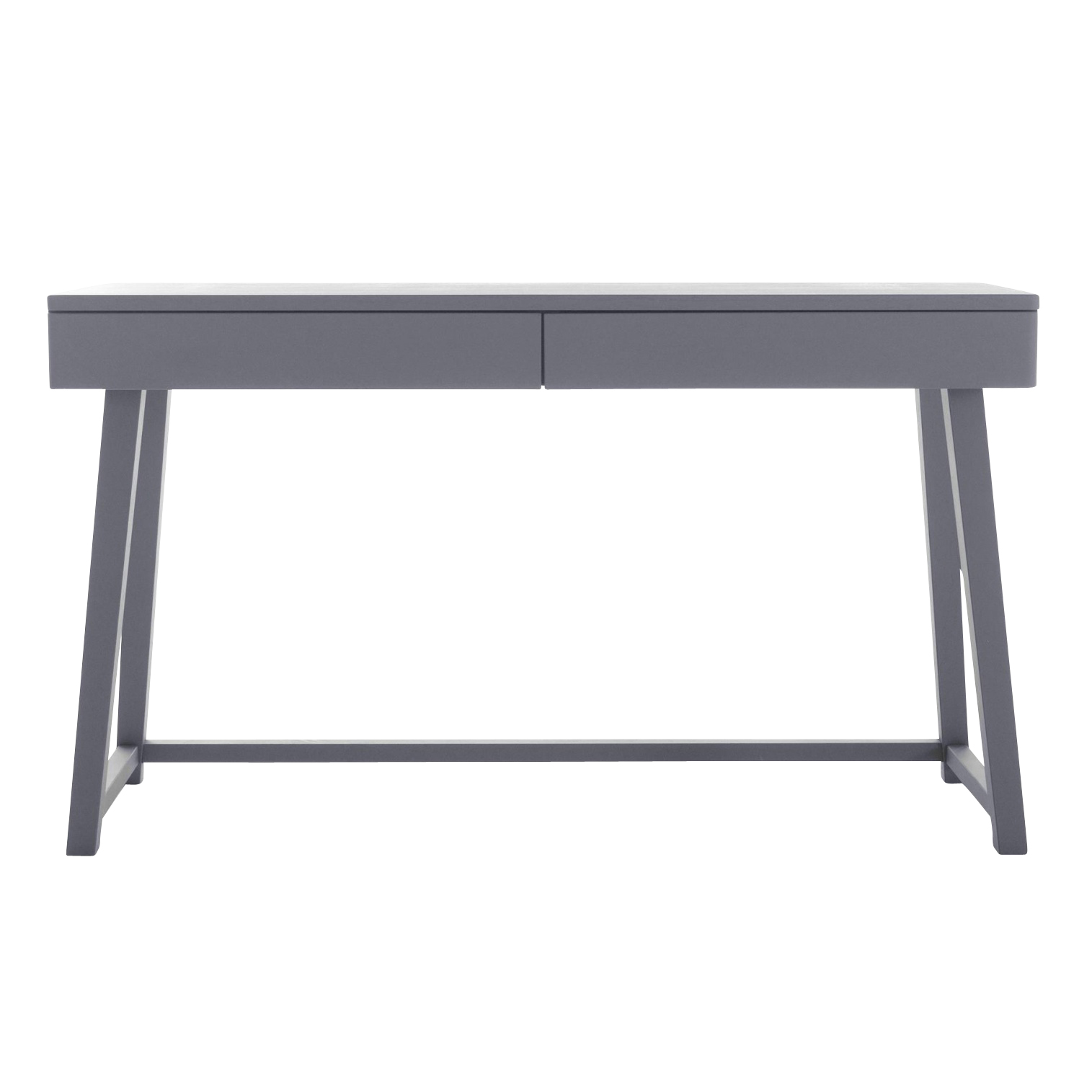 Gervasoni - Gray 50 Schreibtisch - eiche grau/lackiert/BxHxT 130x75x45cm/mit 2 Schubladen von Gervasoni