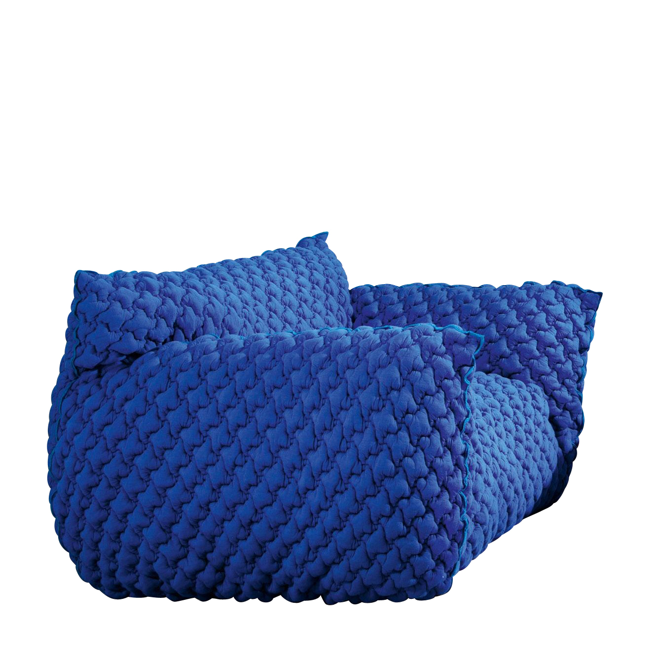 Gervasoni - Nuvola 10  Sofa - blau/Stoff 3D Blu von Gervasoni