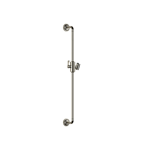 Gessi Venti20 Brausestange mit schwenkbarem Brausehalter, für separate Handbrause, Wandmontage, 65145, Farbe: Nickel PVD von Gessi