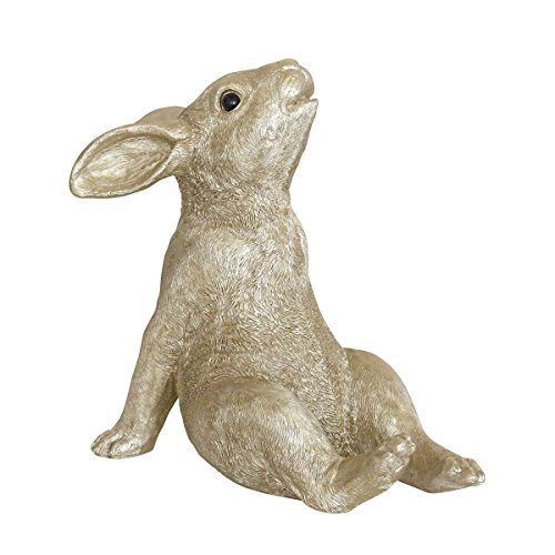 Gift Company Hase Relax sitzend, Polyresin, Gold, H ca. 25 cm | GC-11942 | 4030195659369 von Gift Company