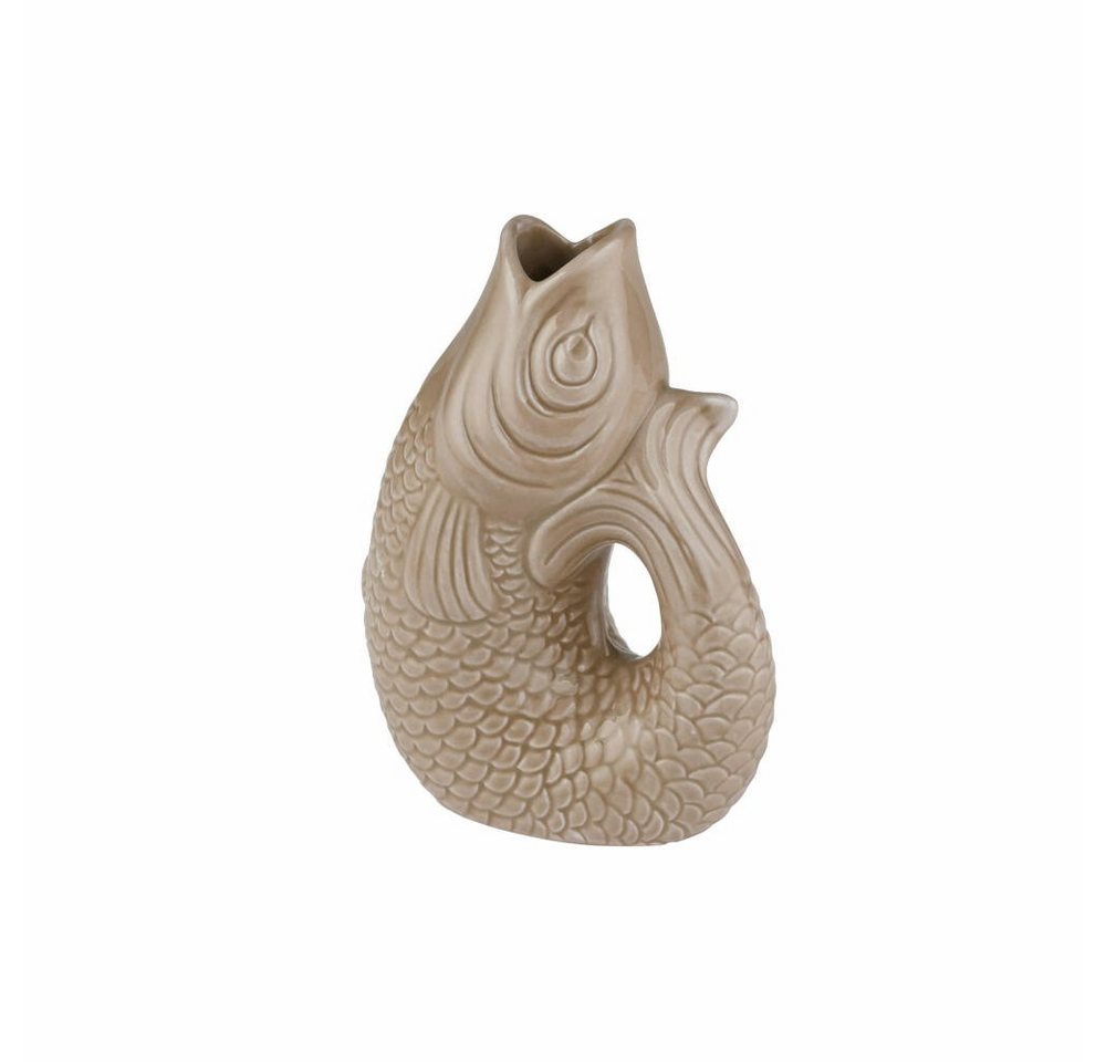 Giftcompany Dekovase Monsieur Carafon XS Sandstone, in Fischform von Giftcompany