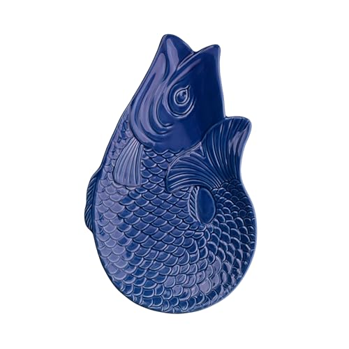 Giftcompany Monsieur Carafon Fisch Dekoteller azure 25,3x16cm von Giftcompany