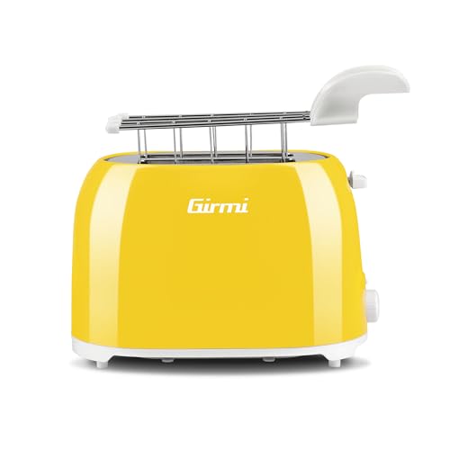Girmi TP1005 Toaster (1 Scheibe(n), gelb, Kunststoff, Tasten, drehbar, 750 W, 230 V) von Girmi