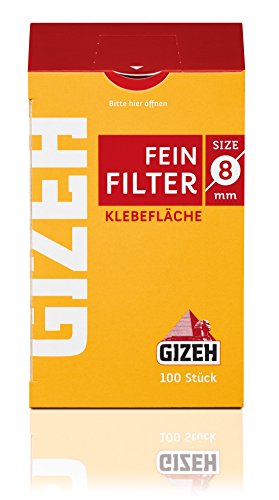 Gizeh Filter 8mm Zigarettenfilter Feinfilter Cigarette 200x 100 von Gizeh