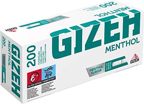 Gizeh Mentho Tip Filterhülsen (10 x 200) von Gizeh