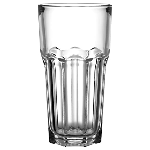 IKEA Gläserset 2-er Set POKAL Glas für Kaffee Tee Longdrinks - 65cl - 18 cm hoch - spülmaschinenfest - NEU von gläser