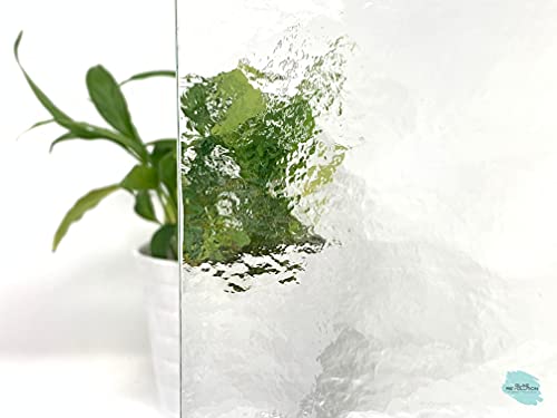 Ersatzglas für Grablaterne | Grablicht - Kathedral/Strukturglas - nach Wunschmaß - 150 mm x 68 mm von Glas Revolution