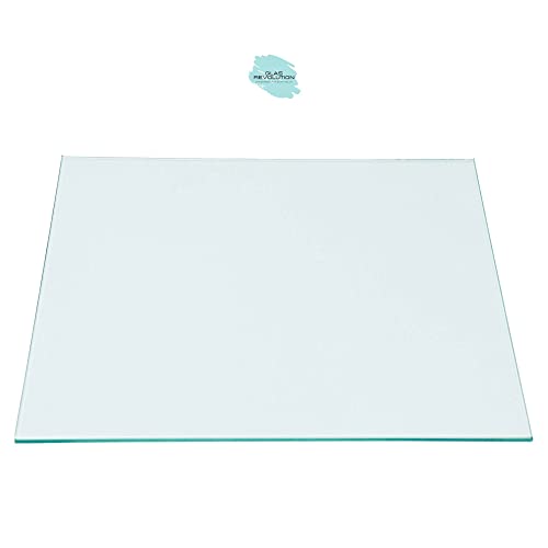 Kühlschrank Einlegeboden | Glasplatte | ALLE MAßE LIEFERBAR - Klarglas 4 mm - (89.96 EUR/qm) eckige Ecken - 460 mm x 320 mm von Glas Revolution