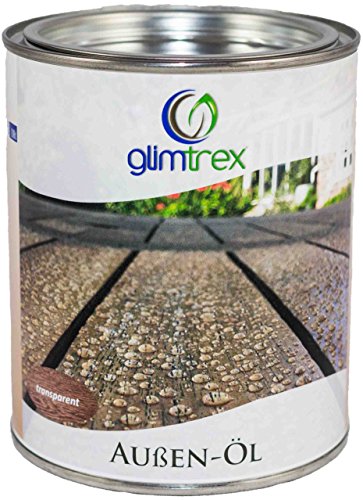 glimtrex® Außen-/Terrassen-Öl Transparent 2,5 l von glimtrex