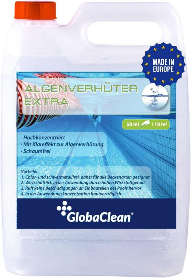 GlobaClean Algenschutz Pool Algenverhüter extra von GlobaClean
