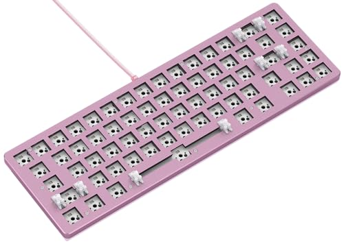Glorious Gaming GMMK 2 Compact 65% Barebones (Frame Only) – Mechanisches Gaming-Tastaturgrundgerüst, Kompakt-TKL (65%), Aluminium, individuell anpassbar, RGB, Amerikanisch/ANSI Layout - Rosa von Glorious