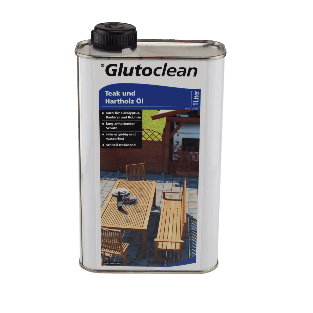 Glutoclean Teak und Hartholz Öl Holzschutzöl von Glutoclean