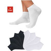 Go in Kurzsocken, (Packung, 8 Paar), uni in Basic Farben von Go In