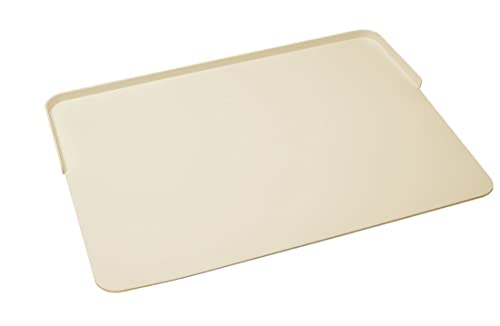 Go Practic Silikon Backmatte Backunterlage Teigmatte 52 x 40 Teigunterlage Silikonmatte Rutschfest Kochlöffel Aus Holz Gratis Flexi 39x29x1,2 cm Beige von Go Practic