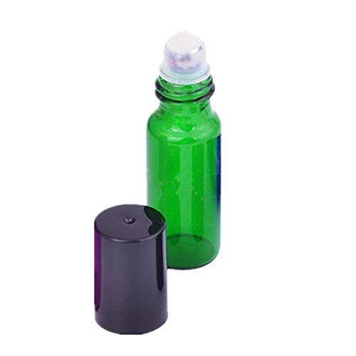 Gofeibao Ätherische Öle Roll On Leer Ätherische Ölflaschen Rollen Sie auf Flaschen Tintenrollerflaschen für ätherische Öle Nachfüllbare Behälterrolle 10ml von Gofeibao