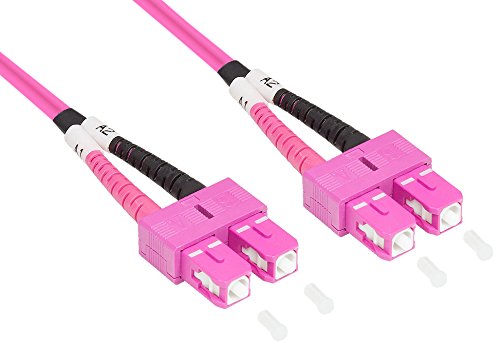 Good Connections OM4 LWL Kabel - DUPLEX - Stecker SC an SC - Multimode 50/125 - Lichtwellen-Leiter, Glasfaser-Kabel, Patchkabel - OM4 Faser für 1 |10 | 40 und 100 Gigabit/s Ethernet - 30 m von Good Connections