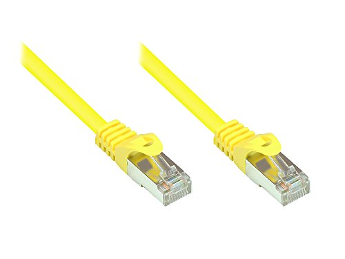 Patchkabel, Cat. 5e, SF/UTP, gelb, 0,3m, Good Connections® von Good Connections