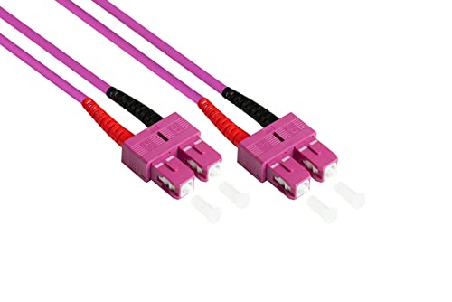 Patchkabel LWL Duplex OM4 (Multimode, 50/125) SC/SC, 2m, Good Connections® von Good Connections