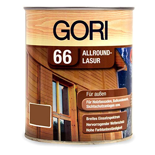 0,75L Gori 66 Holzlasur eiche Holz Lasur Holzschutz Holzschutzlasur von Gori