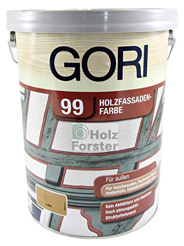 GORI 99 Holzfassaden-Farbe 5 L 5172 Moosgrün Holzfarbe von Gori