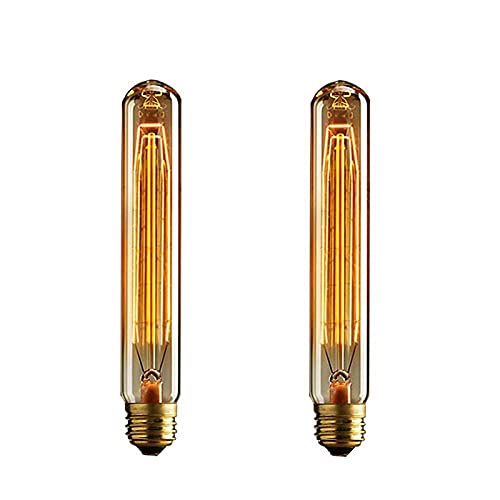 Gorssen Edison Glühbirne,LED Edison Vintage Glühbirne,Retro LED Edison Glühlampe E27 T185 (40W / 220V) 2700K Warmweiß Retro-Licht, antike Lampe im Vintage-Stil im Haus Café Bar usw - 2 Stück von Gorssen