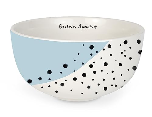 Grafik-Werkstatt Bowl-Schale | Porzellan Schüssel | Guten Appetit, Weiß von Grafik-Werkstatt