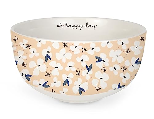 Grafik-Werkstatt Bowl-Schale | Porzellan Schüssel | oh happy day, Weiß von Grafik-Werkstatt
