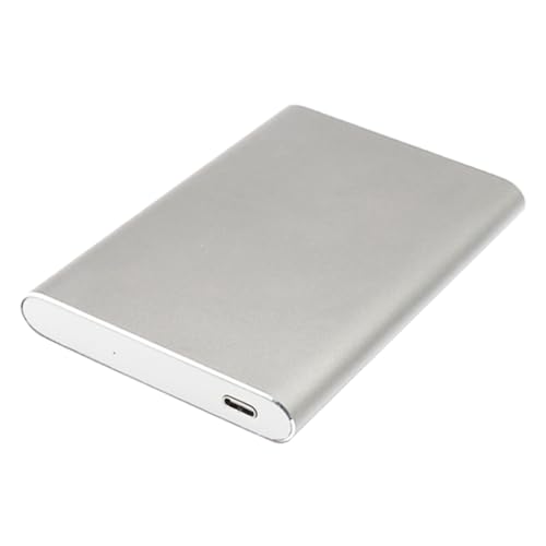 Graootoly 6,35 cm (2,5 Zoll) SATA3 auf USB3. 1 SSD Solid Mechanical Notebook Festplattenbox Typ-C3.1 Mobile Storage Hard Drive Box Silber Langlebig von Graootoly