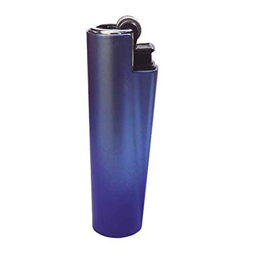 Clipper Micro Gas-Feuerzeug in Gradient Blauer Hülle mit SOFORTGRAVUR +VORSCHAU: Gravur inklusive (Gasfeuerzeug, nachfüllbar) von GravUp