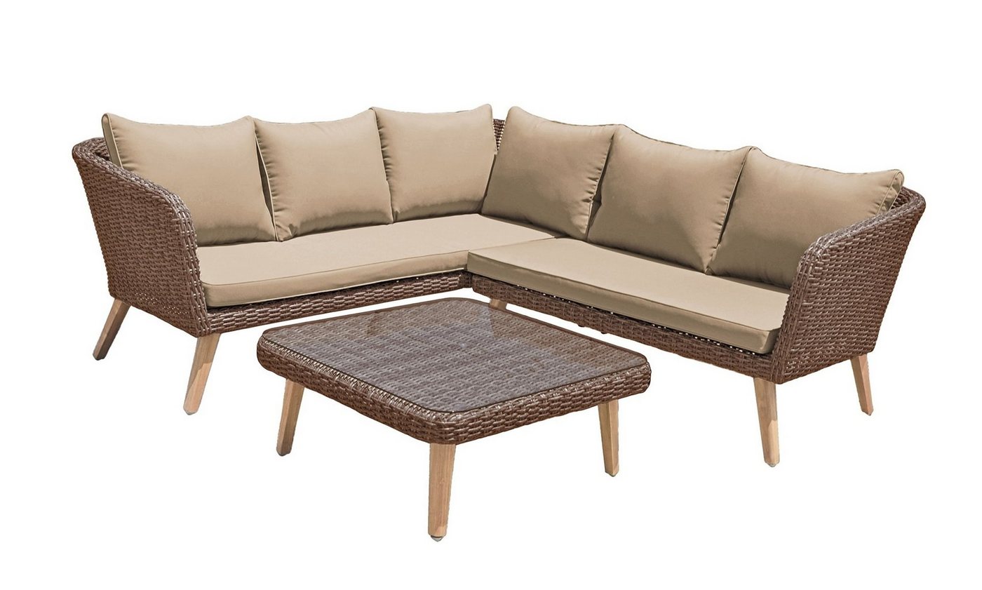 Gravidus Loungeset Lounge-Set PAMPLONA Couch Outdoor Sofa Garten Terrasse von Gravidus