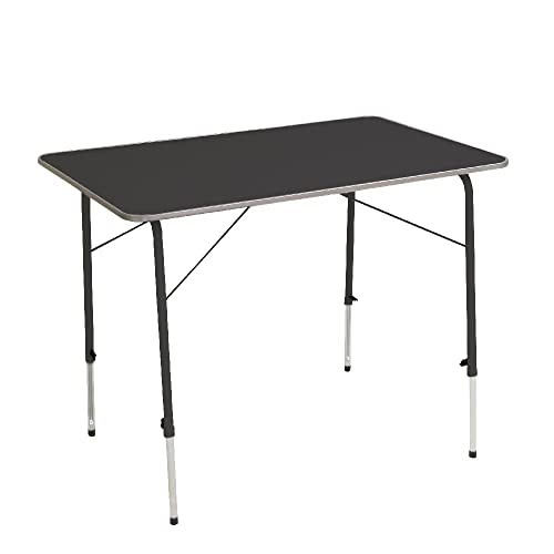 greemotion Campingtisch in Grau, höhenverstellbarer Tisch, ca. 100x56-76x67 cm von Greemotion