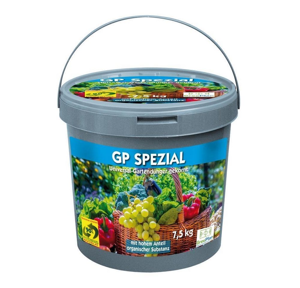 GreenPlan Gartendünger Spezial Universal-Gartendünger 7,5kg NPK-Dünger 7+7+10(4) von GreenPlan