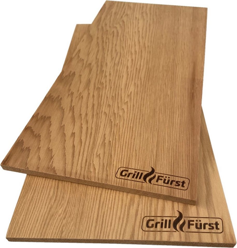 Grillfürst Räucherbrett Grillfürst Räucherbretter Zeder XL 40 x 19,5 x 1,1 cm 2er Set von Grillfürst