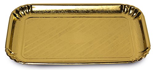 Guardini Einweg 2 Tabletts, Karton, goldfarben 33x43cm gold von Guardini