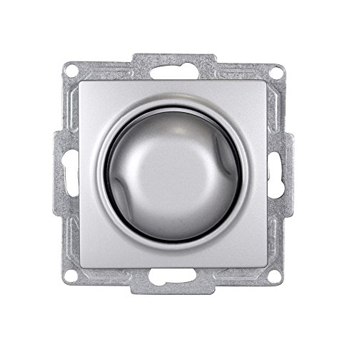 Schalterprogramm Gunsan Visage silber (Dimmer Switch 1000W Unterputz) von Gunsan