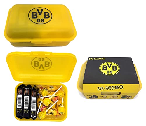 Gunz BVB Borussia Dortmund Brotdose/BVB Pausenbox 275g INKLUSIVE 5 BVB AUTOGRAMMKARTEN! von Gunz