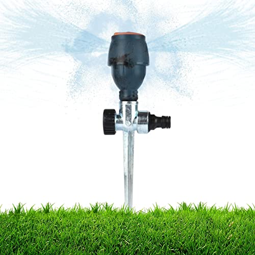 Rasensprenger, 360° Automatisch Rotierende Bewässerungssprinkler, Garten-Rasensprinkler Für Den Hof, Automatischer Sprinkler, Drehbarer Sprinkler Für Große Flächen von Gusengo