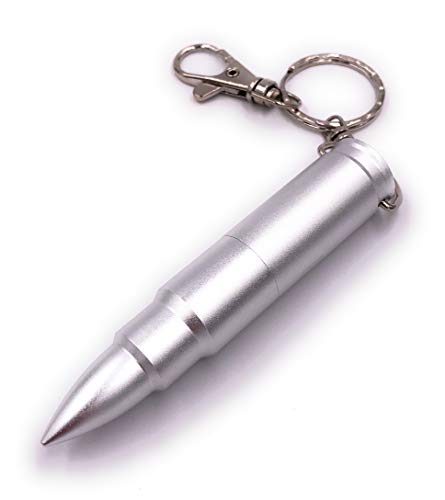 H-Customs Patrone Bullet Silber USB Stick 32 GB Speicher USB 2.0 von H-Customs