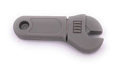H-Customs Schraubenschlüssel Werkzeug Grau USB Stick 64 GB USB 3.0 von H-Customs