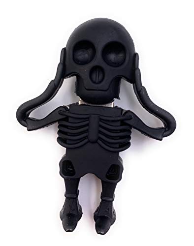 H-Customs Skelett Skull Kopf ab in Schwarz USB Stick 32 GB USB 2.0 von H-Customs