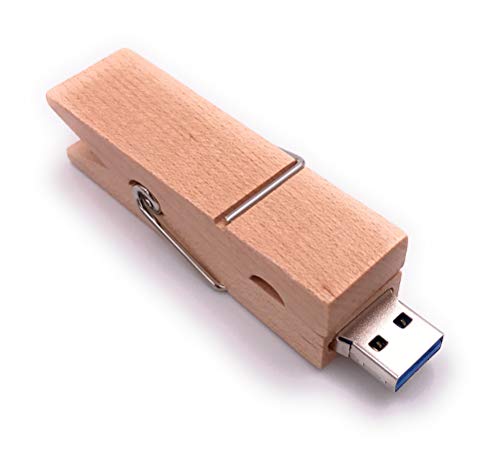 H-Customs Wäscheklammer USB Stick 8GB USB 3.0 von H-Customs