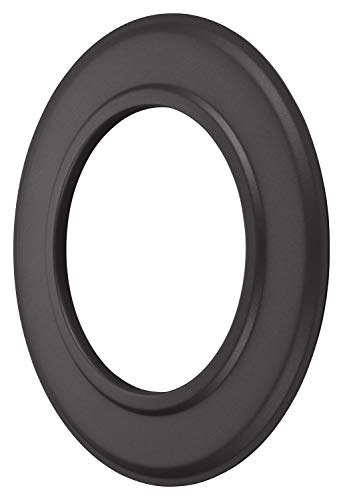 Rauchrohr Ø130mm Rosette 50mm Randbreite schwarz metallic Blende Ofenrohr von H&M Germany