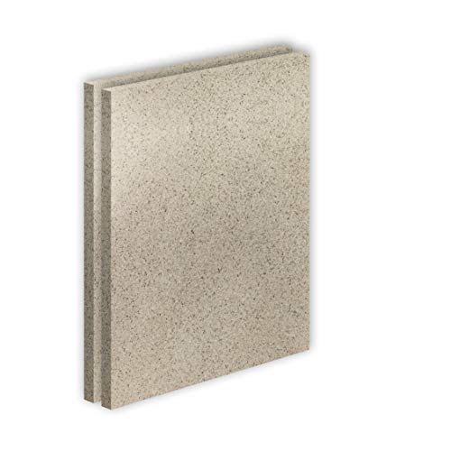 Vermiculite Platte Schamott-Ersatz SF600 (2, 500x600x30mm) von H&M Germany