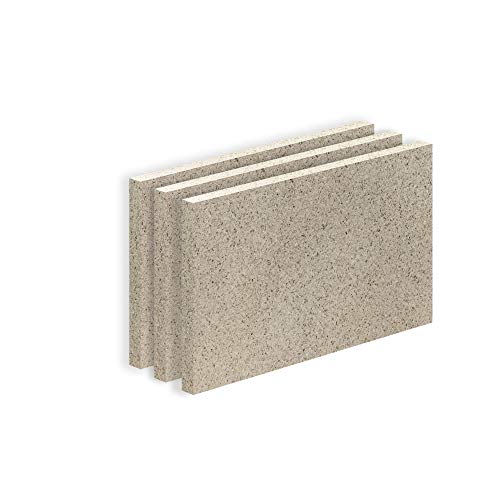 Vermiculite Platte Schamott-Ersatz SF600 (3, 500x300x25mm) von H&M Germany