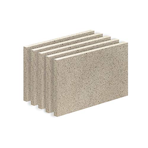 Vermiculite Platte Schamott-Ersatz SF600 (5, 500x300x25mm) von H&M Germany