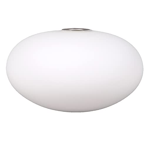 Lampenglas Ersatzglas Leuchtenglas Opalglas 150mm Weiß matt mit Schraubgewinde G9 von H4L