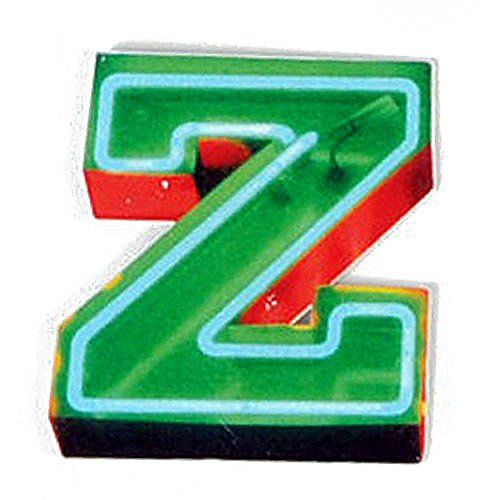 HAB & GUT -VM026- Magnetbuchstaben aus Blech, Z, Vintage Neonbuchstaben von HAB & GUT