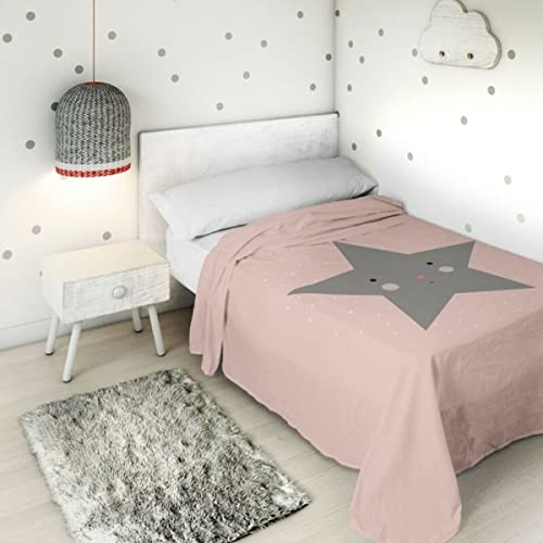 HACIENDO EL INDIO Happy Star Bettwäsche-Set, für Betten mit 80/90 cm Breite (160 x 270 cm) von HACIENDO EL INDIO